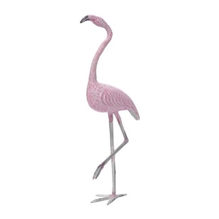 Achla Designs Achla E-04 American Flamingo Statue - Pink and White Cast Alum E-04